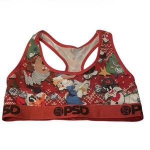 PSD Women's Looney Tunes Looney Holiday Sports Bra. L